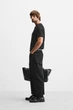 Джинси вільного крою Zara Wide Tapered 32 чорний 9942/330/800 - изображение 4