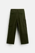 Штани карго Zara Relaxed Fit 31 хакі 6786/301/507 - зображення 6