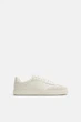Кеди шкіряні Zara 42 бежевий 2239/420/202 - изображение 2