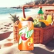 Упаковка безалкогольного газованого напою 7 UP Tropical Flavored Soda 0.355 л х 12 - зображення 2