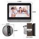 Дверной глазок Беспроводной Tuya 1080P Wi-Fi с 4.3” дисплеем, ночным видением, двухстороннее аудио - изображение 8