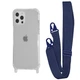 Чохол з ремінцем WAVE Clear Case with Strap для Apple iPhone 12/12 Pro midnight blue - зображення 1