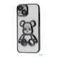 Чехол силиконовый "Мишка" WAVE Shining Bear Case для Apple iPhone 14 black - изображение 1