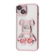 Чехол силиконовый "Мишка" VVave Shining Bear Case для Apple iPhone 14 rose gold - изображение 1
