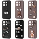 Чехол мультяшный с фигурками WAVE Pretty Things Case для Xiaomi Redmi Note 13 4G brown/fluffy white - изображение 1
