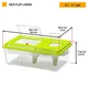 Контейнер для рыб и черепах Ferplast Geo Flat L 46.7х30.5х17.5 см 8 л Красный (60043099) - изображение 5