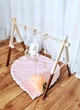 Напольный мобиль без игрушек Стойка Baby Gym Детский игровой тренажер Коричневый - изображение 8