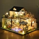 Кукольный дом конструктор DIY House Японский домик с садом сборный румбокс с LED подсветкой - изображение 2