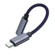 Переходник Hoco UA29A Type-C male to iP female, 3А, 0.15m, Темно-синий - изображение 2