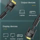 Кабель Vention VGA(3+6) Male to Male Cable with ferrite cores 5M Black (DAEBJ) - зображення 3