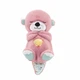 Плюшевая игрушка ночник Soothe Snuggle Otter с музыкой подсветкой и функцией ритмичного дыхания для новорожденных малышей 27 см для крепкого сна и спокойного развития ребенка из мягкого текстиля которая помогает успокоить малыша 0 плюс - изображение 6