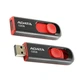 Флеш-накопичувач A-DATA USB 2.0 C008 32Gb Black/Red (AC008-32G-RKD) - изображение 3