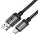 Кабель ACEFAST C20-04 USB-A to USB-C aluminum alloy charging data cable Black (6974316283782) - изображение 3