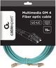 Patchcord światłowodowy Cablexpert UTP Cat6 15 m Teal (CFO-MDOM4-LC/LC-15M) - obraz 4