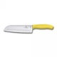 Нож кухонный Victorinox SwissClassic Santoku, 373 мм, желтый, артикул Vx68526.17L8B - изображение 2