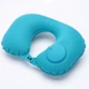 Дорожная надувная подушка-подголовник на шею TRAVEL NECK PILLOW - изображение 1