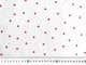 Ткань Батист точка сердечки 5 мм, белый, пог. м. (б71, 2511066, д1 к1) - изображение 3