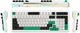 Клавіатура бездротова MCHOSE K99 Wireless/Bluetooth/USB Green (K99-2A) - зображення 2