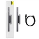 Настільна лампа Baseus Magnetic Stepless Dimming Charging Desk Lamp (DGXC-C0) Gray - зображення 4