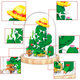 Конструктор цветы в колбе Js toys P1177 (кактус) - изображение 2