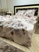 Комплект постельного белья Soft полуторный 150х215 см цветы на белом - изображение 3
