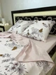 Комплект постельного белья Soft полуторный 150х215 см цветы на белом - изображение 4