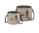 Відро складне Naturehike Round bucket PVC 10 л NH20SJ040 Light Coffee - зображення 2