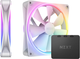 Zestaw wentylatorów NZXT F140 RGB DUO Twin Pack 140 mm PWM White (RF-D14DF-W1) - obraz 1