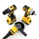 Набор электроинструментов 3-в-1 АКБ SmartUS DeWalt 36V (шуруповерт DCD771 + болгарка УШМ DCG405 + гайковерт DCF892Р2Т) - изображение 3
