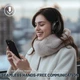 Геймерська бездротова (Bluetooth + 3,5mm) гарнітура Attack Shark G300 (вага 210 гр) Black/ЧОРНІ (G300B) - зображення 6