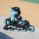 Ролики Rollerblade Microblade 36,5-40 Чорний-Бірюзовий - изображение 6