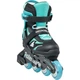 Ролики Rollerblade Microblade 36,5-40 Чорний-Бірюзовий - изображение 8