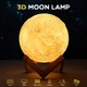 Настольный 3D светильник ночник Луна Moon Lamp 12 см с пультом 16 RGB цветов (AS-172031) - изображение 7