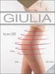 Колготки з корегуючими шортиками Giulia Slim 20 den 2 розмір колір карамель - изображение 1