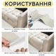 Самоклеюча екошкіра для меблів, одягу, авто LeatherPatch, молочна, 100 х 137 см - зображення 5