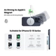 Бездротовий зарядний пристрій 2 in 1 UGREEN W703 Qi2 15Вт, для iPhone 16/16 Plus 15/15 Plus/15 Pro/15 Pro Max/14/13/12, AirPods 3/2/Pro Grey (55206) - зображення 5