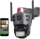 Вулична IP камера відеоспостереження SD39 - WIFI 4G 6MP V380 поворотная Чорна - зображення 4