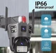 Вулична IP камера відеоспостереження SD39 - WIFI 4G 6MP V380 поворотная Чорна - зображення 6