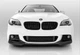 Губа под передний бампер M-Performance для BMW 5 F10/F11/F07 2010-2016, черный глянец V3 - изображение 9