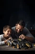 Конструктор Emissi Technic модель Lamborghini, 1280 деталей, масштаб 1:14 (36*16 см), від 5 років, Сірий з жовтим - зображення 4