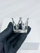 Корона серебро мини на торт - изображение 2