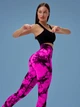 Лосины Мраморные с пуш ап push up высокая посадка Розовые S (L7004441) - изображение 10
