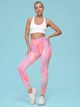 Лосины неоновые с пуш ап push up спортивные Розовый неон M (L7003241) - изображение 5