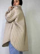 Куртка женская Lady Yep 9089 рубашка удлиненная оверсайз стеганая демисезонная one size бежевая - изображение 2
