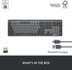 Клавіатура бездротова Logitech MX Mechanical Wireless Illuminated Performance Graphite (920-010759) - зображення 12