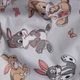 Набор Moon&Star Бязь Gold Люкс Bunny Dreams Простыня 150х220 см + 2 наволочки 50х70 см (MS-880000049) - изображение 5