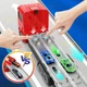 Игровой набор трек INMOREDO Грузовик транспортер Супергонки 2 в 1 Red + 6 машинок - изображение 4