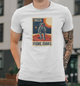Чоловіча футболка B&C Collection з принтом Марс You need more MarS, S Біла - зображення 1