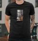 Мужская футболка B&C Collection с принтом Лама Be Cool Bro, S Черный - изображение 1