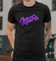 Мужская футболка B&C Collection с принтом Milfa Милфа, 2XL Черный - изображение 1